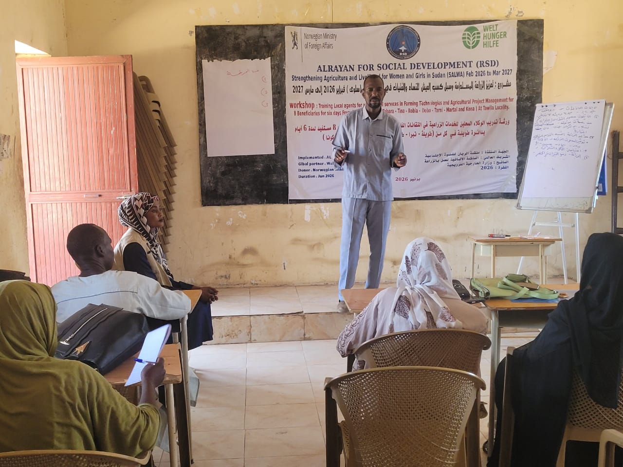 Al-Rayan Organization for Social Development Conducts Training for Local Agricultural Agents in Tawila Locality